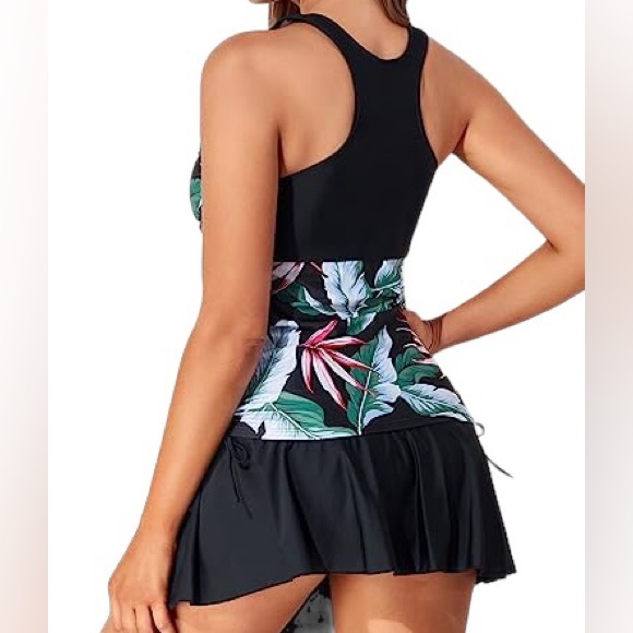 SUMMER MAE womens modest tankini w skirt bottom swimwear set size XL NWT - Picture 6 of 13